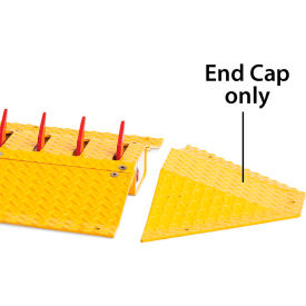 1610-240 Surface Mount Spike System End Cap, Yellow