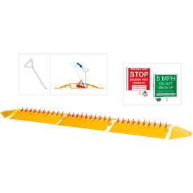 1610 Surface Mount Spike System, (3) 3' Spike Sections, Yellow