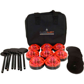 Standard Battery Powered LED Emergency 8 Beacon Kit, Red, B8-F-R