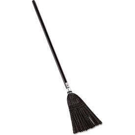 Pro Synthetic-Fill Angle Broom, Lacquered Pine Handle, Black - FG253600BLA