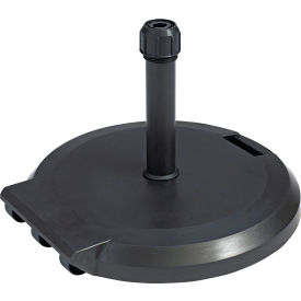 Umbrella Base with Wheels - Concrete - 84 Lbs. - Charcoal