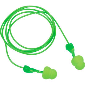 Glide Foam Twist In Earplug, Corded, 100 Pairs/Box