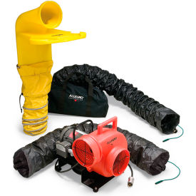 Axial Explosion Proof Blower, 1570 CFM, 3/4 HP, with 15' Ducting