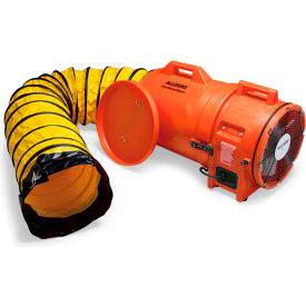 Axial Plastic Blower W/ 25' Ducting, 1330 CFM, 1/4 HP