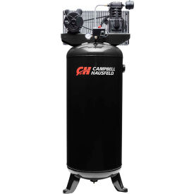 3.7HP Single-Stage Air Compressor, 60 Gallon, Vertical, 135 PSI, 10.2 CFM, 1 Phase 230V
