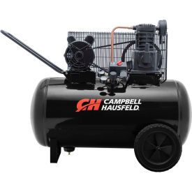 Portable Electric Air Compressor, 3.7 HP, 30 Gal, Horizontal, 10.2 CFM