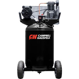 Portable Electric Air Compressor, 2 HP, 30 Gal, Vertical, 5.5 CFM