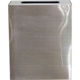 Celestial Series Stainless Steel Rectangular Trash Can, 40 Gallon