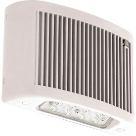 LED Outdoor Emergency Light w/Heater, 3000K, NiCad Batt, Wet loc, White