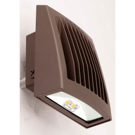 LED Low Profile Wall Pack w/ Photocontrol, 29W, 3200L, 5000K, Dark Bronze, DLC