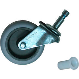 3" Caster W/Insert - FG6111L3GRAY