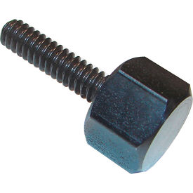 Hex Head Thumb Screw - #4-40 - 1/2" Thread - 5/16" Hex Head - 1/4" Head - Steel - Pkg of 5