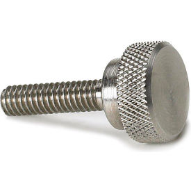 Precision Thumb Screw w/ Shoulder - M4 x 0.7 - 13mm Thread - 11.1mm Head Dia. - Stainless - Pkg of 5