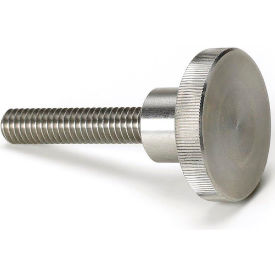 Knurled Thumb Screw - 1/4-20 - 3/4" Thread - 1" Head Dia. - 5/8" Head H - Stainless Steel