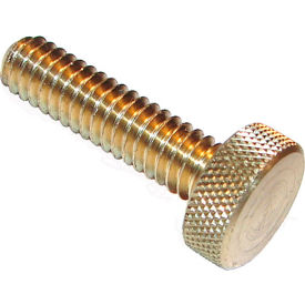 Precision Brass Thumb Screw - #4-40 - 5/16" Thread - 5/16" Head Dia. - 3/16" Head H - Pack of 10