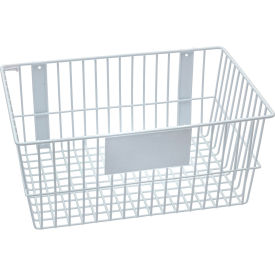Mount Anywhere Wire Basket 18"W x 12"D x 8"H White