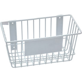 Mount Anywhere Wire Basket 12"W x 6"D x 6"H White