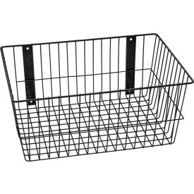 Mount Anywhere Wire Basket 18"W x 12"D x 8"H Black