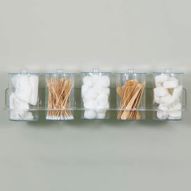 T-88 Clear Acrylic Wall Mount Jar Rack