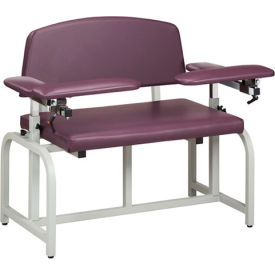 66000B Lab X Series Bariatric Blood Drawing Chair with Padded Arms