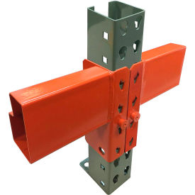 Pallet Rack Tear Drop Beam 48"L - 5620 Lbs Cap