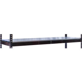 Double Rivet Boltless Additional Shelf, 72"W x 30"D, EZ Decking, Black