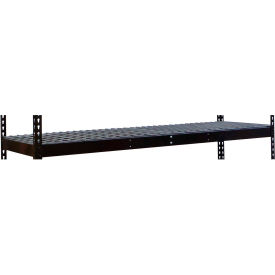 Rivetwell, Double Rivet Boltless Additional Shelf, 96"W x 48"D, Wire Decking, Black