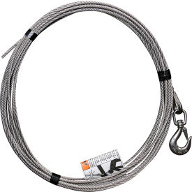 1/4" Stainless steel cable assembly for Davit Cranes