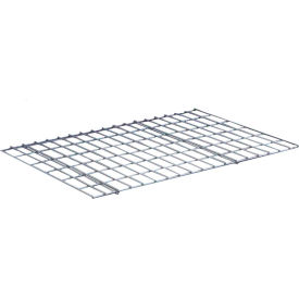 Rivetwell Wire Decking 48"W x 48"D, x 1/4"H Gray