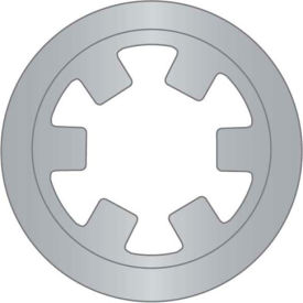 3/16" Reinforced External Push-On Ring - .010 Thick - Stamped - Stainless Steel - USA