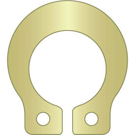 Grooveless External Snap Ring - Std. Duty - Stamped - Spring Steel - Zinc Yellow