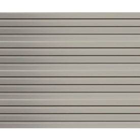 48"W x 12"H Gray Slatwall PVC Easy Panel (4 PC)