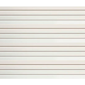 48"W x 12"H White Slatwall PVC Panel - 4 PC