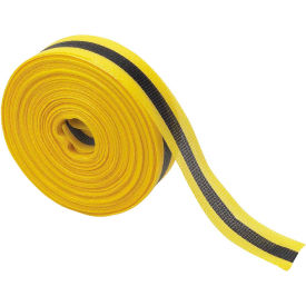 Woven Barricade Tape, 2" X 200', Yellow/Black