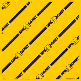 Spill Magnet Drain Cover, 24"W X 24" L, Yellow/Black