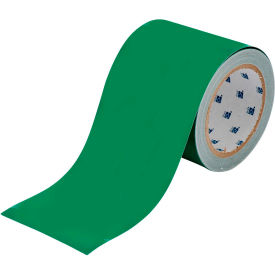 104375 ToughStripe Floor Marking Tape, Polyester, 4"W X 100'L, Green