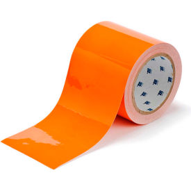 104346 ToughStripe Floor Marking Tape, Polyester, 3"W X 100'L, Orange