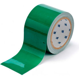 104345 ToughStripe Floor Marking Tape, Polyester, 3"W X 100'L, Green