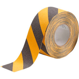 Anti-Slip Black/Yellow Striped Tape Roll, 3" X 60 Feet