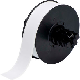 Indoor-Outdoor Industrial Vinyl Labels, 1-1-8"W X 100'L, White