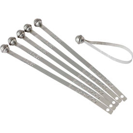 Metal Ball Seal, 8-1/2"L, Silver, 100/Pack