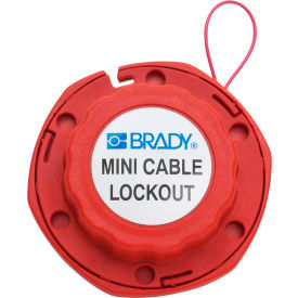 Mini Cable Lockout With 8'L Metal Cable