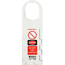 SCAF-STH132 ScaffTag Scaffold Tag Holder, 10/Pack, 3-1/2"W X 11-3/4"H, White/Black/Red