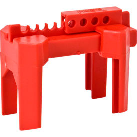 4 Legged Ball Valve Lockout, 1/2" to 2-1/2" Diameter Pipe, Polypropylene