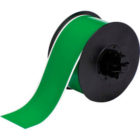 Indoor-Outdoor Industrial Vinyl Labels, 2-1-4"W X 100'L , Green