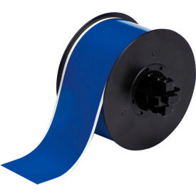 Indoor-Outdoor Industrial Vinyl Labels, 2-1/4"W X 100'L, Blue