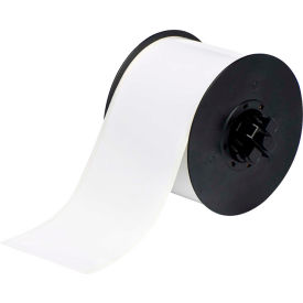 Indoor-Outdoor Industrial Vinyl Labels, 3"W X 100'L, White