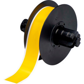 Indoor-Outdoor Industrial Vinyl Labels, 1-1-8"W X 100'L, Yellow