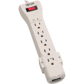 SUPER7TEL 7-Outlet Surge Protector, 7-ft. Cord, 2520 Joules, Fax/Modem Protection, RJ11