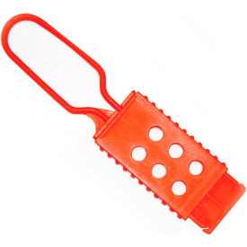 Nylon Lockout Hasp, 7/16" Jaw Clearance, 1"W X 2-1/2" H
